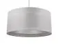 Lampa wisząca DUO LEN LIGHT 003-50 szara/srebrna z podwójnym abażurem I sklep meblowy MIRAT.