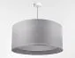 Lampa wisząca DUO LEN LIGHT 005-60 szara/beżowa boho I sklep meblowy MIRAT.
