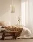 Lampa wisząca BOHO SLIM rattan naturalny minimalistyczna ręcznie robiona | MIRAT.