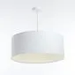 Lampa wisząca MODERN RATTAN 50 biała w kształcie walca I sklep meblowy MIRAT.