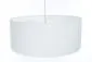 Lampa wisząca MODERN RATTAN 50 biała w kształcie walca I sklep meblowy MIRAT.