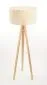 Lampa stojąca BOHO 50 rattan naturalny na drewnianej podstawie | MIRAT. w stylu kolekcja