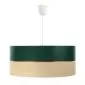 Lampa wisząca SIMPLY GLAMOUR 60 zielona/kremowa do przedpokoju | MIRAT. w stylu kolekcja