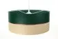 Lampa wisząca SIMPLY GLAMOUR 50 zielona/kremowa z tworzywa | MIRAT. w stylu kolekcja
