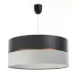Lampa wisząca SIMPLY GLAMOUR 40 jasnoszara/ciemnoszara nad stół | MIRAT. w stylu kolekcja
