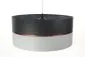 Lampa wisząca SIMPLY GLAMOUR 40 jasnoszara/ciemnoszara nad stół | MIRAT. w stylu kolekcja