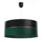 Lampa wisząca SIMPLY GLAMOUR 30 zielona/czarna ręcznie robiona | MIRAT.