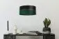 Lampa wisząca SIMPLY GLAMOUR 60 zielona/czarna nad stół | MIRAT.