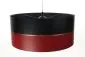 Lampa wisząca SIMPLY GLAMOUR 30 czerwona/czarna elegancka | MIRAT.