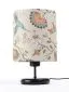 Lampa stołowa ORIENT-C-B wielokolorowa/miedziana z włącznikiem nożnym | MIRAT. w stylu kolekcja