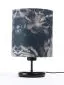 Lampa stołowa MIST-C-B granatowa/grafitowa do sypialni | MIRAT. w stylu kolekcja