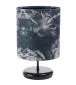 Lampa stołowa MIST-C-B granatowa/grafitowa do sypialni | MIRAT. w stylu kolekcja