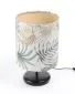 Lampa stołowa TROPICAL-C-B wielokolorowa/złota na metalowej podstawie | MIRAT. w stylu kolekcja