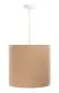 Lampa wisząca BOHO JUTA TUBA 50 beżowa nad stół minimalistyczna | MIRAT.