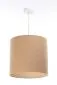Lampa wisząca BOHO JUTA TUBA 40 beżowa pokryta naturalną jutą | MIRAT.