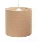 Lampa wisząca BOHO JUTA TUBA 50 beżowa nad stół minimalistyczna | MIRAT.