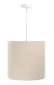 Lampa wisząca BOHO LEN TUBA 30 kremowa polskiej produkcji | MIRAT.