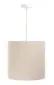 Lampa wisząca BOHO LEN TUBA 60 kremowa w stylu natural | MIRAT.