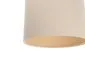 Lampa wisząca BOHO LEN TUBA 50 kremowa w stylu boho do jadalni | MIRAT.
