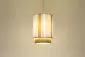 Lampa wisząca DUO LAMI LINE 25 biała/jutowa w stylu boho I sklep meblowy MIRAT.