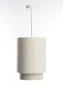 Lampa wisząca DUO LAMI LINE 25 kremowa/beżowa do salonu I sklep meblowy MIRAT.