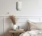 Lampa wisząca DUO LAMI LINE 25 biała/kremowa polskiej produkcji I sklep meblowy MIRAT.