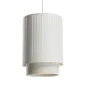 Lampa wisząca DUO LAMI LINE 25 biała/kremowa polskiej produkcji I sklep meblowy MIRAT.