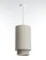 Lampa wisząca DUO LAMI LINE 20 kremowa/beżowa tuba I sklep meblowy MIRAT.
