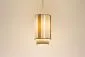 Lampa wisząca DUO LAMI LINE 20 kremowa/beżowa tuba I sklep meblowy MIRAT.