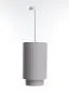 Lampa wisząca DUO LAMI LINE 20 szara dwuściankowa I sklep meblowy MIRAT.