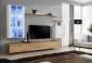 Meblościanka SWITCH XII na wysoki połysk z podświetleniem | MIRAT. w stylu kolekcja SWITCH
