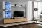 Meblościanka SWITCH XVIII wisząca nowoczesna na wysoki połysk | MIRAT. w stylu kolekcja SWITCH