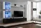 Meblościanka SWITCH XVIII wisząca nowoczesna na wysoki połysk | MIRAT. w stylu kolekcja SWITCH