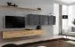 Meblościanka SWITCH VII na wysoki połysk nowoczesna | MIRAT. w stylu kolekcja SWITCH