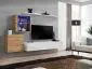 Meblościanka SWITCH XV wisząca z podświetleniem LED | MIRAT. w stylu kolekcja SWITCH