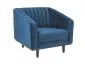 Fotel ASPREY VELVET 1 granatowy tapicerowany | MIRAT. styl GLAMOUR, VINTAGE kolekcja ASPREY