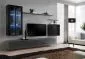 Meblościanka SWITCH XII na wysoki połysk z podświetleniem | MIRAT. w stylu kolekcja SWITCH