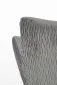 Fotel RAVEL VELVET szary/czarny tapicerowany aksamitem | MIRAT.