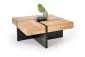 Stolik kawowy SEVILLA 100x100 dąb/czarny HALMAR | MIRAT. styl LOFT