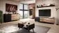 Komoda RANDOM KM-1 dąb/czarna w stylu loft | MIRAT. w stylu LOFT kolekcja RANDOM
