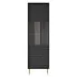 Witryna BULLET W-1 czarna I sklep meblowy MIRAT.  kolekcja BULLET