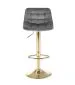 Hoker H-120 VELVET szary/złoty w stylu glamour I sklep meblowy MIRAT. styl GLAMOUR