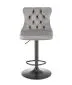 Hoker H-117 VELVET szary zdobiony nitami I sklep meblowy MIRAT. styl GLAMOUR