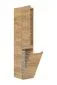 Szafka łazienkowa ARUBA CRAFT 804 35 cm dąb craft z koszem wisząca I sklep meblowy MIRAT. styl SKANDYNAWSKI kolekcja ARUBA