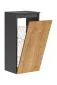 Szafka łazienkowa MONAKO GREY OAK 811 40cm szary/dąb z koszem wisząca I sklep meblowy MIRAT. styl LOFT