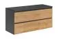 Szafka pod umywalkę MONAKO GREY OAK 823 120cm szary/dąb wisząca I sklep meblowy MIRAT. styl LOFT kolekcja MONAKO