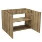 Szafka pod umywalkę NOVA OAK 82-80-2D 80cm dąb coast evoke w stylu skandynawskim I sklep meblowy MIRAT. styl SKANDYNAWSKI