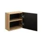 Szafka łazienkowa OCEAN BLACK 83-35-1DQ 35x35cm dąb olejowany/czarna kwadratowa I sklep meblowy MIRAT. styl GLAMOUR kolekcja OCEAN