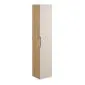 Szafka łazienkowa OCEAN BEIGE 80-01-1D 35cm dąb olejowany/beżowa wiszący słupek I sklep meblowy MIRAT. styl GLAMOUR