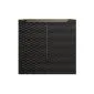 Szafka pod umywalkę OCEAN BLACK 82-60-2D 60cm dąb olejowany/czarna dwudrzwiowa I sklep meblowy MIRAT. styl GLAMOUR